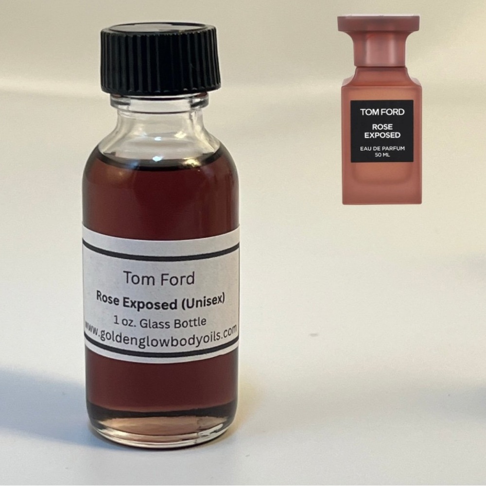 Tom Ford Rose Exposed (Unisex), Designer Oil 1 oz. Glass Bottle
